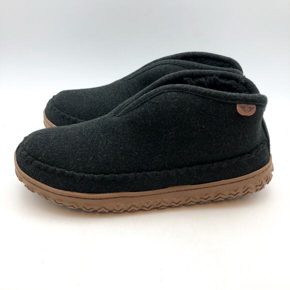 Dockers Mens Rugged Slip-On Slipper Boots US 10 Grey Wool Round Toe NIB - Picture 5 of 10